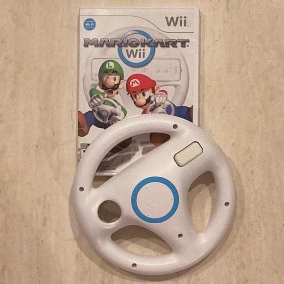Nintendo Other Mario Kart Wheel Nintendo Wii Game Racing Steering